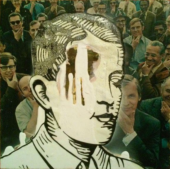 transfer/screenprint on collage 