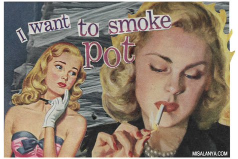 postcard 2 i want to smoke pot